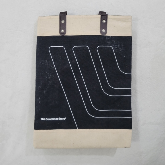 The Container Store Bags The Container Store Blacktan Tote Bag